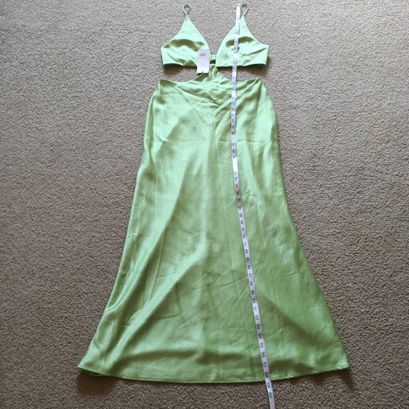 BNWT Bec & Bridge Ciao Bella Maxi Dress - Size 12 Apple Green - Picture 9 of 12